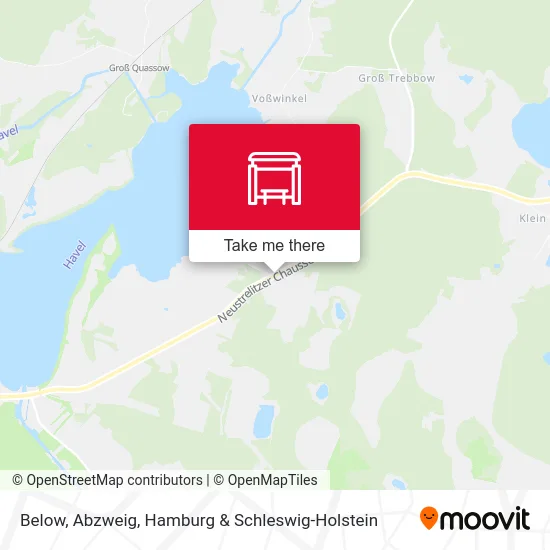 Карта Below, Abzweig