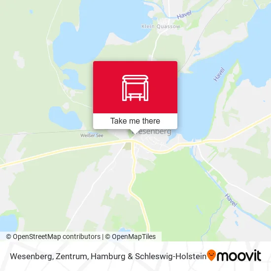 Карта Wesenberg, Zentrum