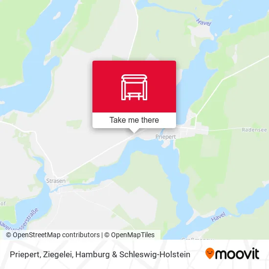 Карта Priepert, Ziegelei