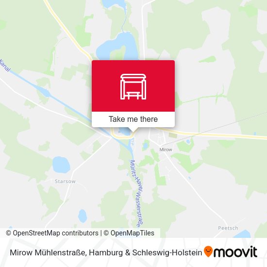 Mirow Mühlenstraße map