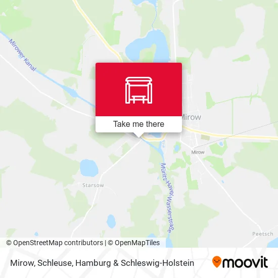 Карта Mirow, Schleuse