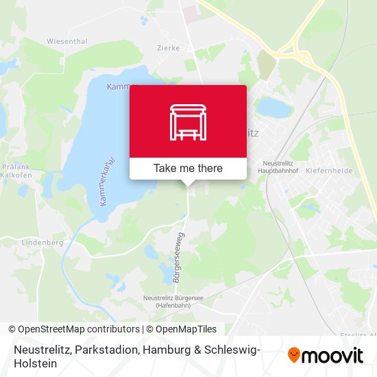 Neustrelitz, Parkstadion map
