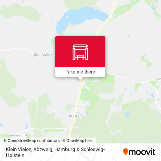 Карта Klein Vielen, Abzweig