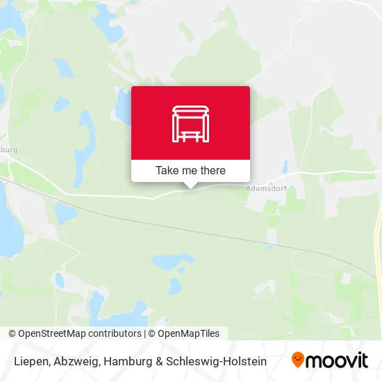 Карта Liepen, Abzweig