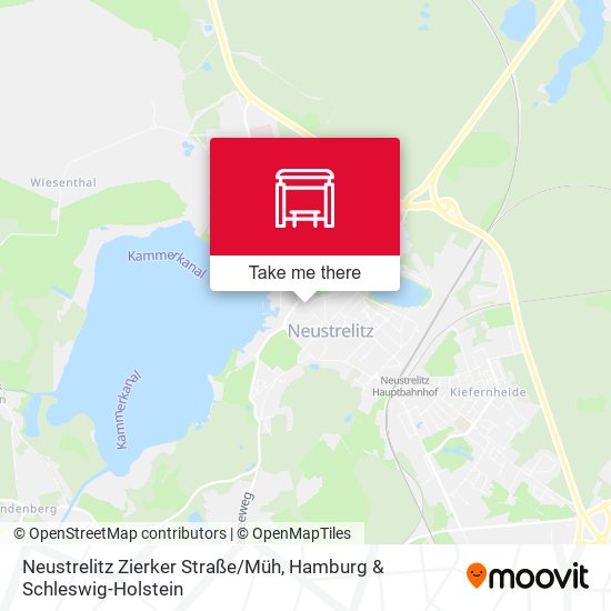 Neustrelitz Zierker Straße/Müh map