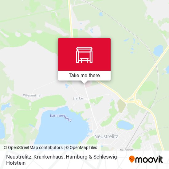 Neustrelitz, Krankenhaus map
