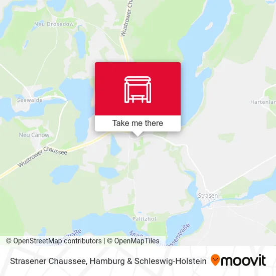 Strasener Chaussee map