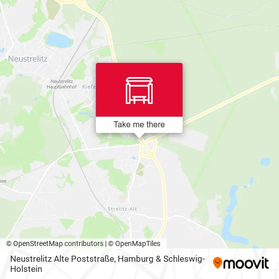 Карта Neustrelitz Alte Poststraße