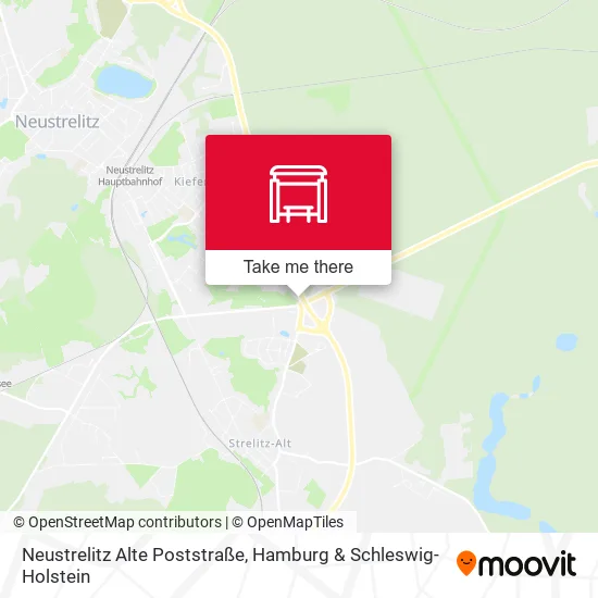 Карта Neustrelitz Alte Poststraße