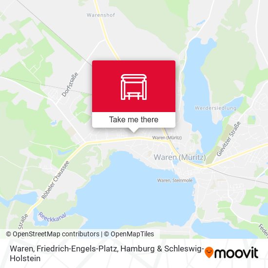 Waren, Friedrich-Engels-Platz map
