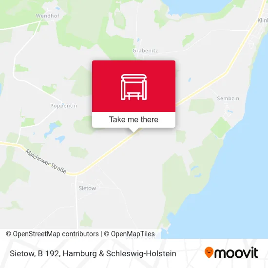 Карта Sietow, B 192