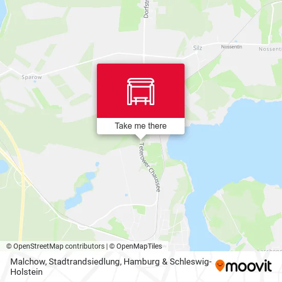 Карта Malchow, Stadtrandsiedlung