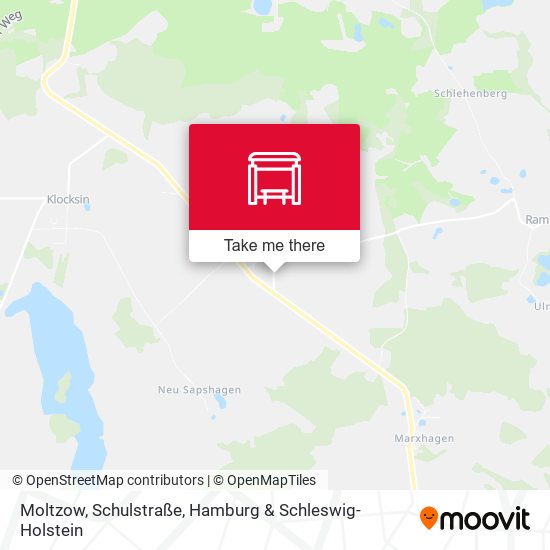 Moltzow, Schulstraße map
