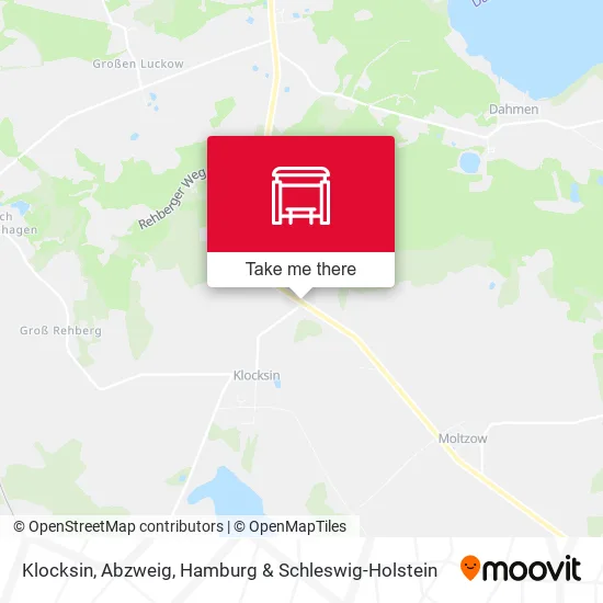 Карта Klocksin, Abzweig