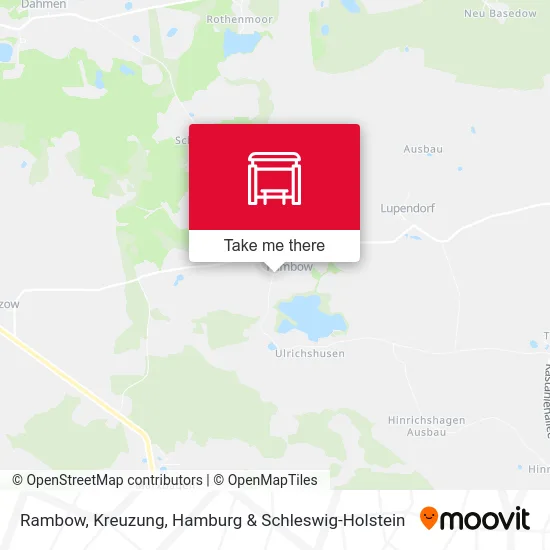 Rambow, Kreuzung map