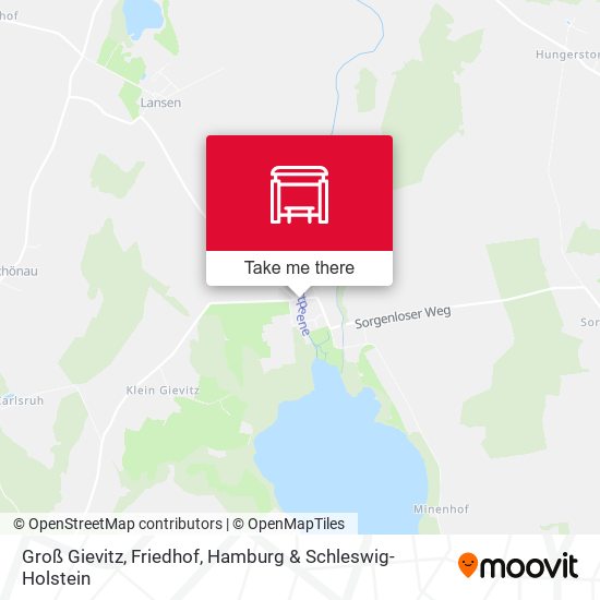 Groß Gievitz, Friedhof map