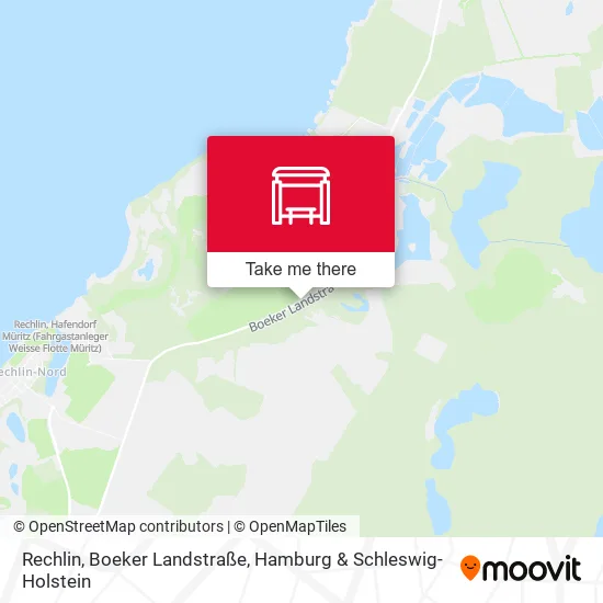 Карта Rechlin, Boeker Landstraße