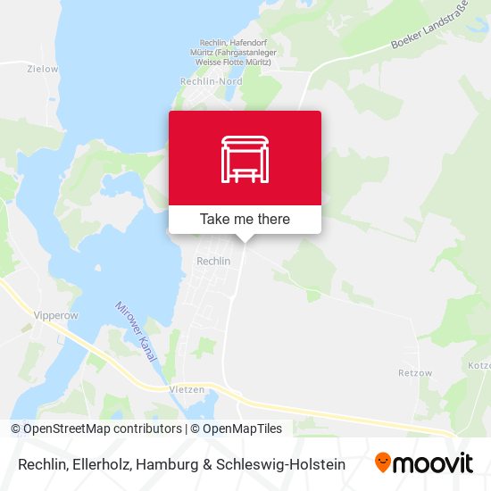 Rechlin, Ellerholz map