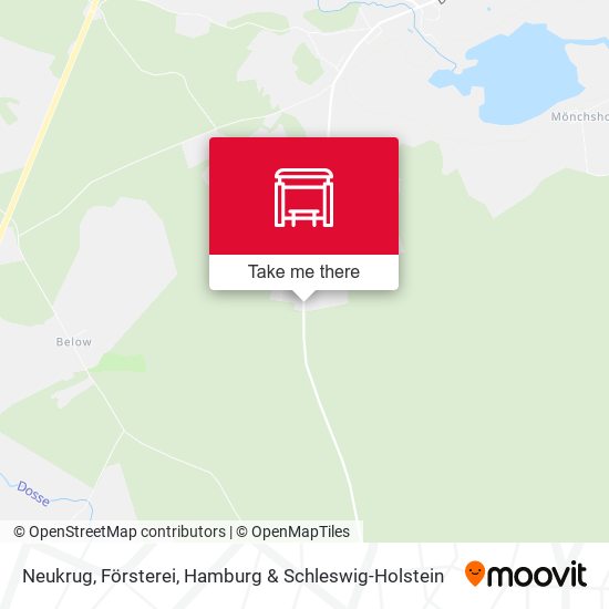 Neukrug, Försterei map