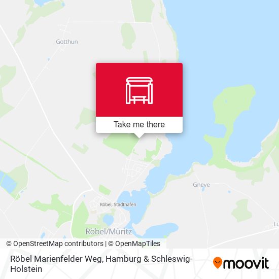 Röbel Marienfelder Weg map