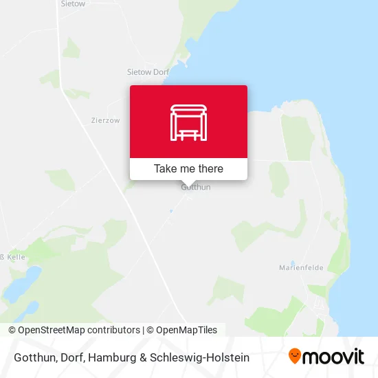 Карта Gotthun, Dorf