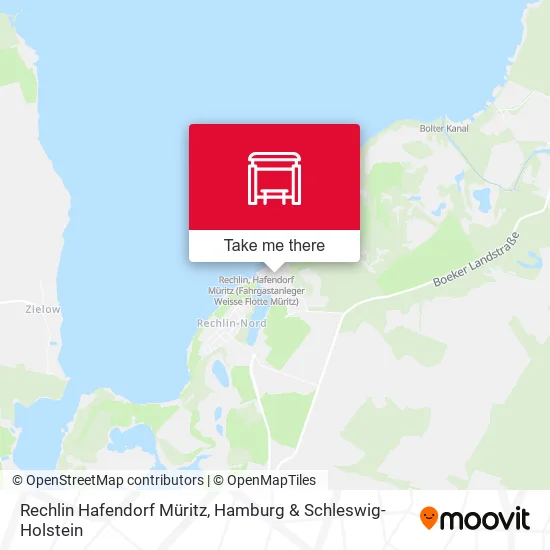 Карта Rechlin Hafendorf Müritz