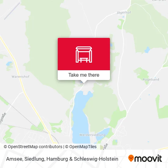 Карта Amsee, Siedlung