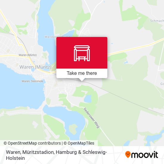 Waren, Müritzstadion map