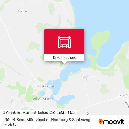 Röbel, Beim Müritzfischer map