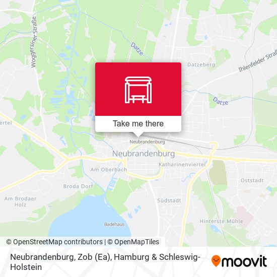 Neubrandenburg, Zob (Ea) map