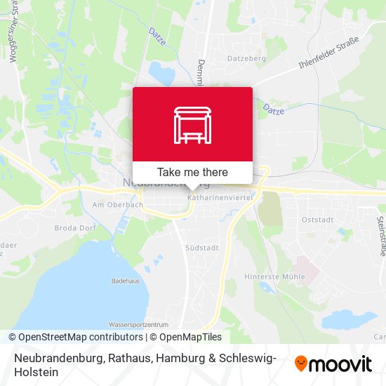 Neubrandenburg, Rathaus map