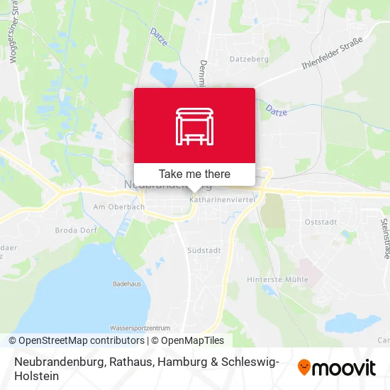 Карта Neubrandenburg, Rathaus