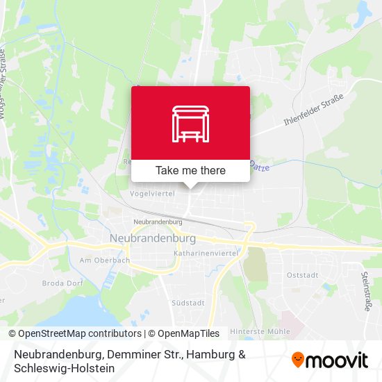 Neubrandenburg, Demminer Str. map