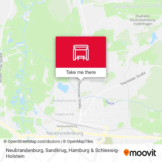 Карта Neubrandenburg, Sandkrug