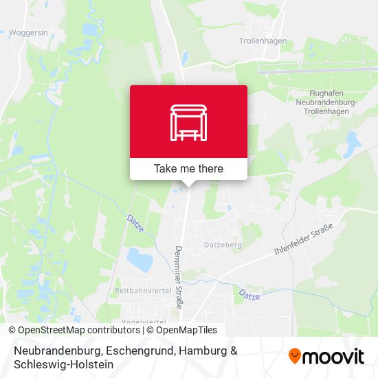 Neubrandenburg, Eschengrund map