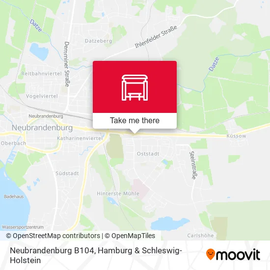 Карта Neubrandenburg B104