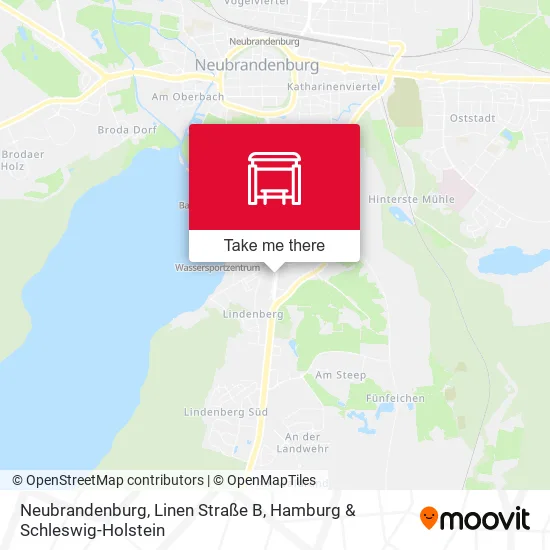 Карта Neubrandenburg, Linen Straße B