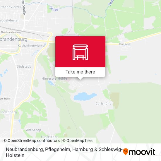 Neubrandenburg, Pflegeheim map