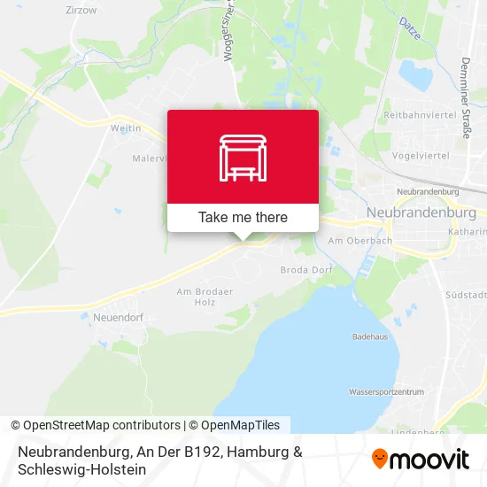 Карта Neubrandenburg, An Der B192