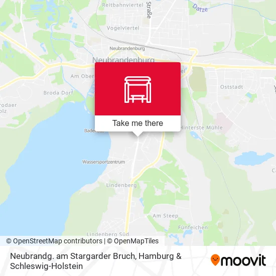 Карта Neubrandg. am Stargarder Bruch