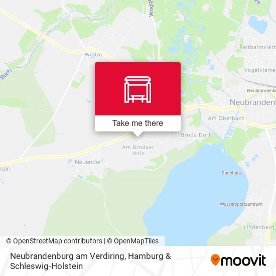 Карта Neubrandenburg am Verdiring