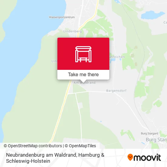Карта Neubrandenburg am Waldrand