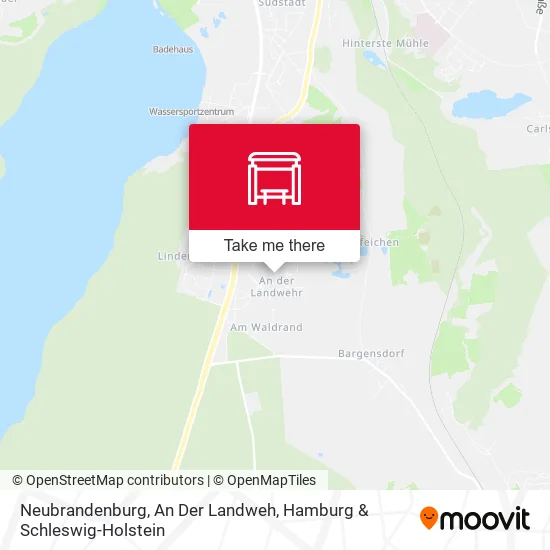 Карта Neubrandenburg, An Der Landweh
