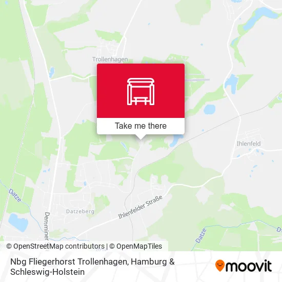 Карта Nbg Fliegerhorst Trollenhagen