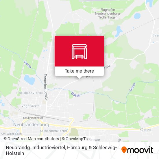 Neubrandg. Industrieviertel map