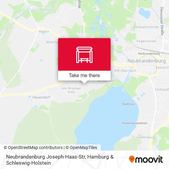 Карта Neubrandenburg Joseph-Haas-Str