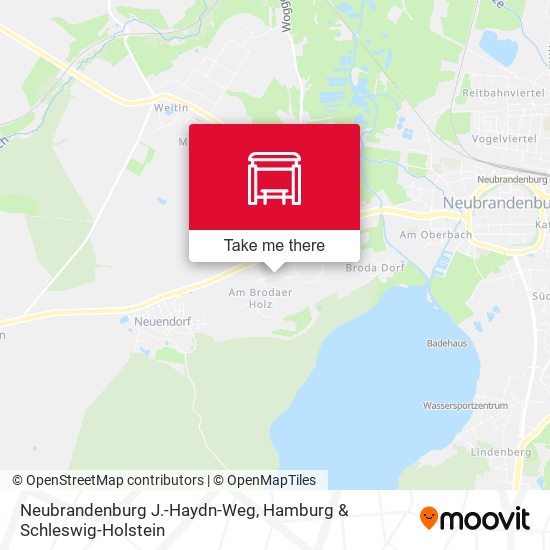 Neubrandenburg J.-Haydn-Weg map