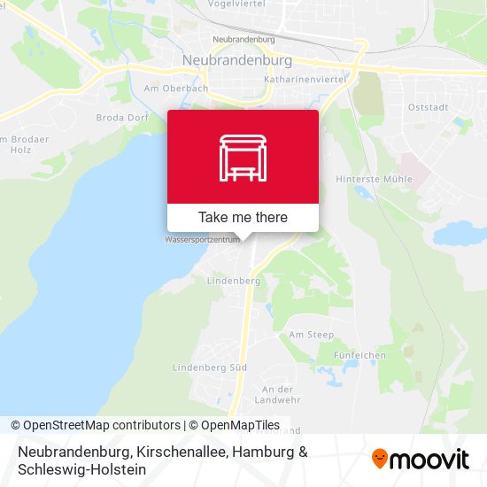 Neubrandenburg, Kirschenallee map