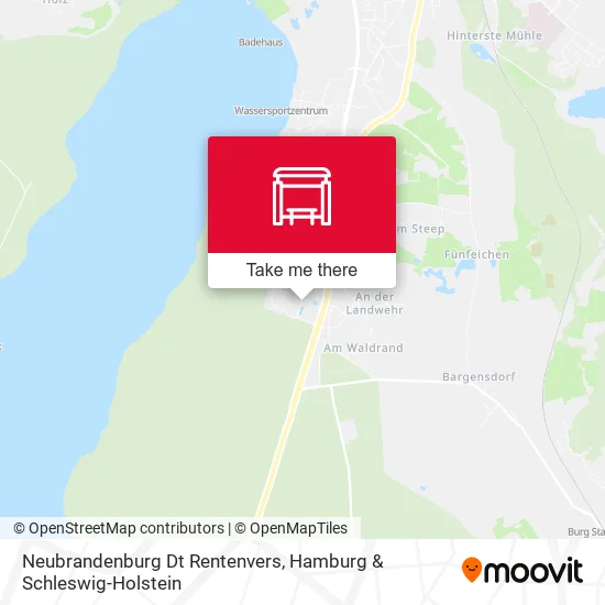 Карта Neubrandenburg Dt Rentenvers