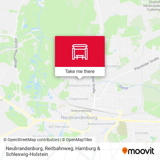 Neubrandenburg, Reitbahnweg map